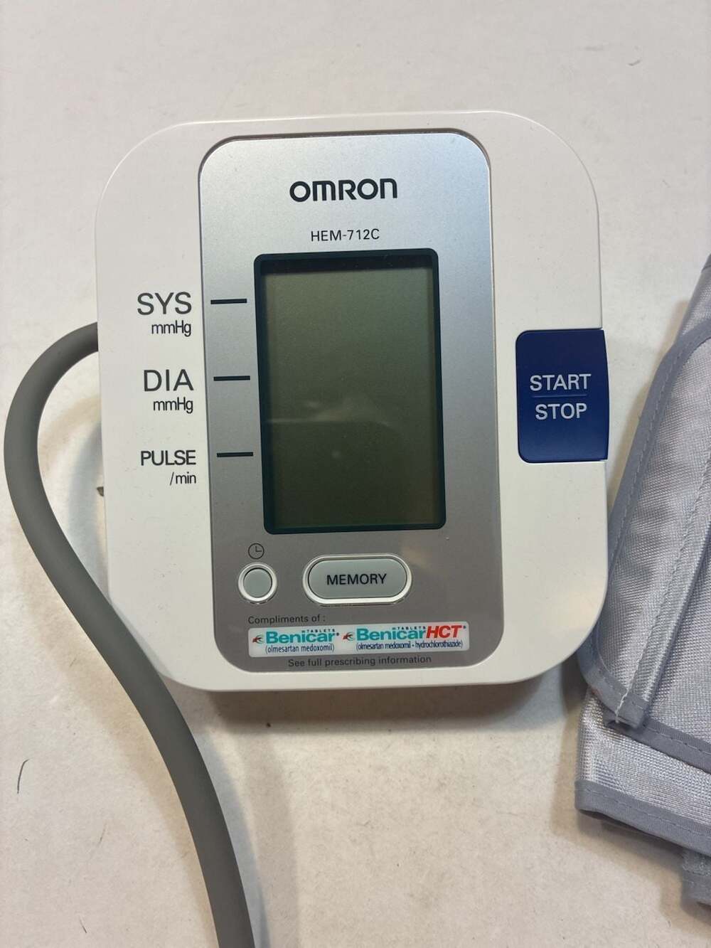 Omron HEM-712C Digital Automatic Blood Pressure Monitor with Cuff